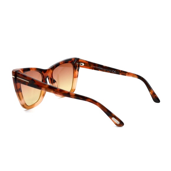 TOM FORD TF846/S 56T POPPY-02 HAVANA BROWN GRADIENT WOMEN'S SUNGLASSES - Picture 4 of 10
